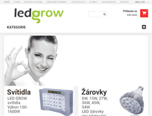 Tablet Screenshot of ledgrow.cz